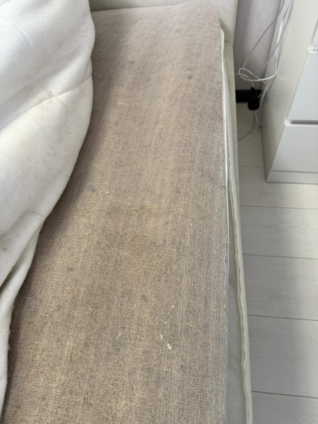 Ремонт матраса с впадиной